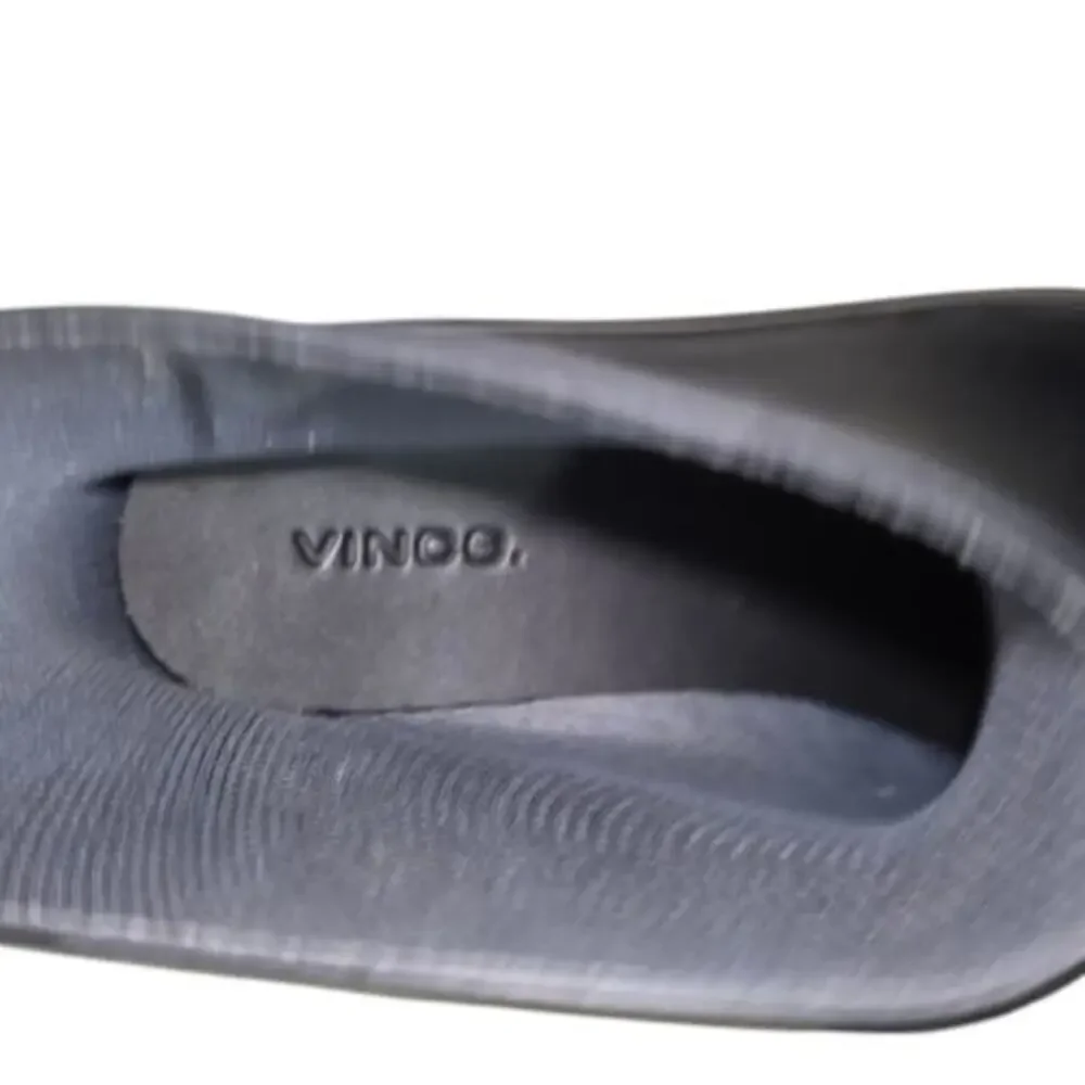 VINCE Nia Rainboots Stylish Black Lug Sole Women's Waterproof Boots‎ Size 6 New